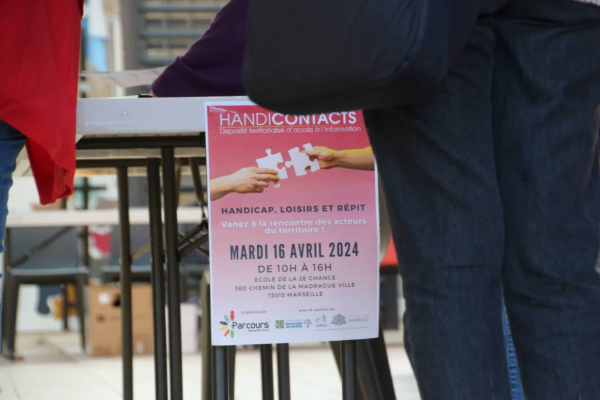 Photo stands de la rencontre Handicontacts du 16 avril 2024