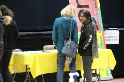 Photo stands de la rencontre Handicontacts du 12 décembre 2023 sur la culture et les loisirs, ouvert au public